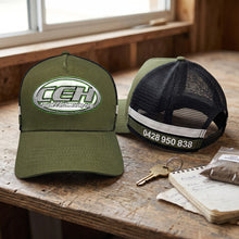 Load image into Gallery viewer, 200 x Custom 2 Position Front / Side Embroidered Trucker Cap