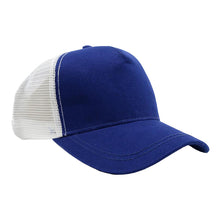 Load image into Gallery viewer, Uflex Royal/White Mac Trucker Cap -10 Pack