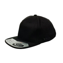 Load image into Gallery viewer, 110F Flat Peak Cap in Black