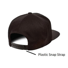 Load image into Gallery viewer, 110F Flat Peak Cap in Black