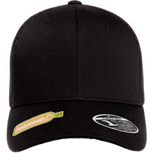 Load image into Gallery viewer, 110R Recycled Polyester Mesh Cap in Black