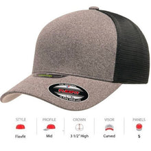 Load image into Gallery viewer, 5511UP Flexfit Unipanel Trucker Mesh Cap
