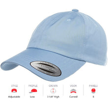 Load image into Gallery viewer, 6245CM Low Profile Cotton Twill Dad Hat