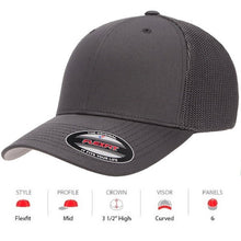 Load image into Gallery viewer, 6511 Flexfit Mesh Trucker