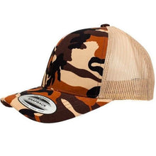 Load image into Gallery viewer, 6606T Camo  Classic Retro Trucker