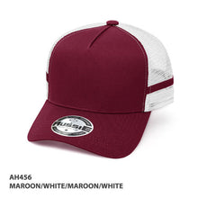 Load image into Gallery viewer, AH456  A-Frame Striped Trucker Cap