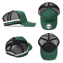 Load image into Gallery viewer, AH456  A-Frame Striped Trucker Cap