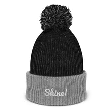 Load image into Gallery viewer, Personalised Embroidered Pom-Pom Beanie Two-Tone