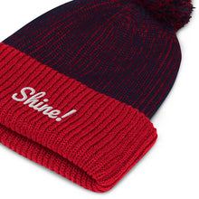 Load image into Gallery viewer, Personalised Embroidered Pom-Pom Beanie Two-Tone