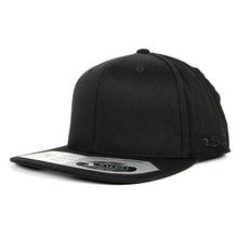 Load image into Gallery viewer, 110F Flat Peak Cap in Black - Embroidered