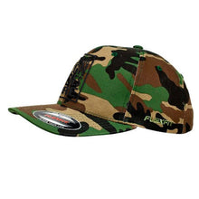 Load image into Gallery viewer, 6277 Camo Flexfit in Green Camo - Embroidered