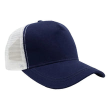 Load image into Gallery viewer, Uflex Navy/White Mac Trucker Cap -10 Pack
