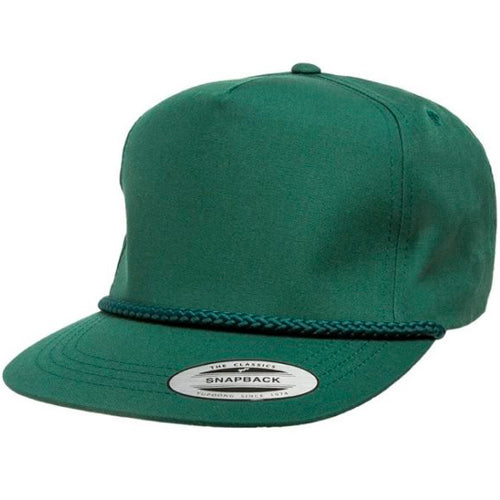 6002F Poplin Golf - Flat Peak Visor