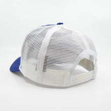 Load image into Gallery viewer, Uflex Royal/White Mac Trucker Cap -10 Pack
